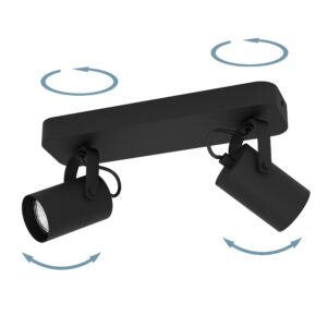 EGLO SOREGO 900332 – spot svetiljka, crna, prikaz 4