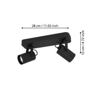 EGLO SOREGO 900332 – spot svetiljka, crna, prikaz 5