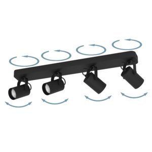 EGLO SOREGO 900333 – spot svetiljka, crna, prikaz 4