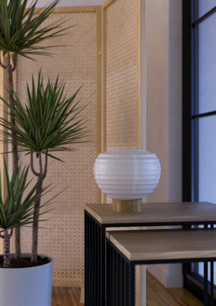 EGLO SUMMERHILL 44067 – stona lampa, braon, u enterijeru
