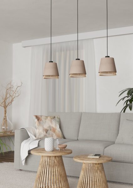 EGLO TABLEY 43976 – visilica, crna, u enterijeru
