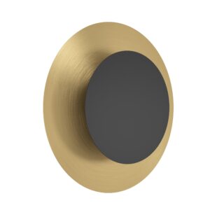 EGLO TOCINA 900988 – zidna lampa, crna, boja brušenog mesinga, glavna fotografija