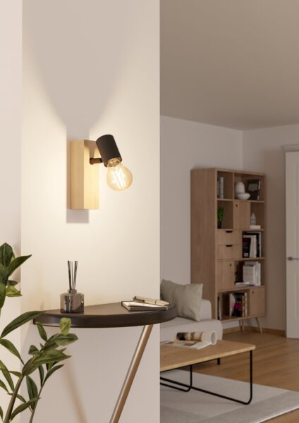 EGLO TOWNSHEND 3 99477 – spot svetiljka, braon i crna, prikaz 2