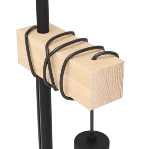 EGLO TOWNSHEND 5 44079 – stona lampa, crna, braon, prikaz 3