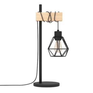 EGLO TOWNSHEND 5 44079 – stona lampa, crna, braon, prikaz 4