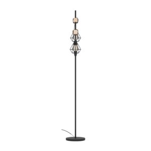 EGLO TOWNSHEND 5 44081 – podna lampa, crna, braon, prikaz 4