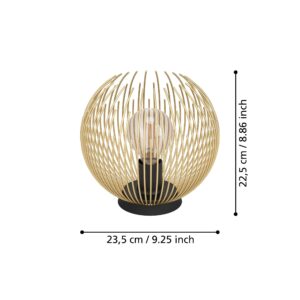 EGLO VENEZUELA 900168 – stona lampa, crna i zlatna, prikaz 3
