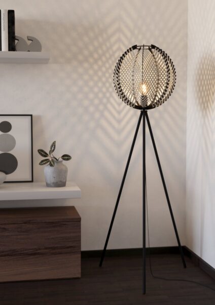 EGLO WAVERTON 44009 – podna lampa, crna, prikaz 2