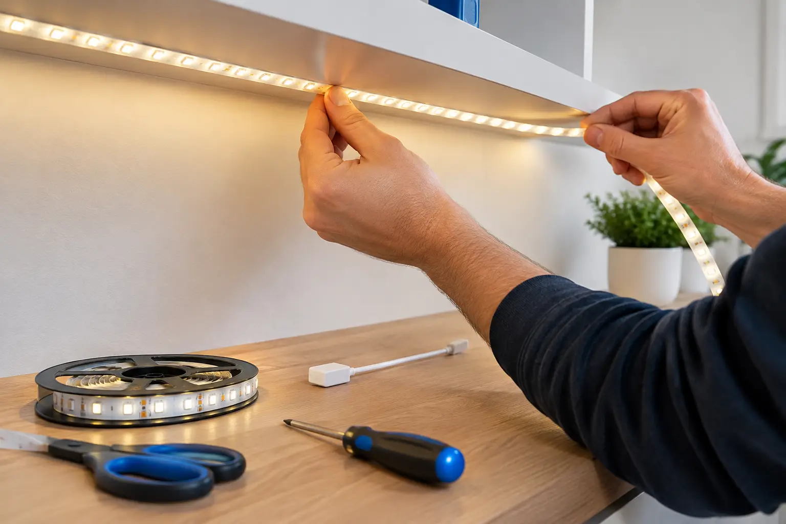 Kako postaviti LED traku u 7 lakih koraka