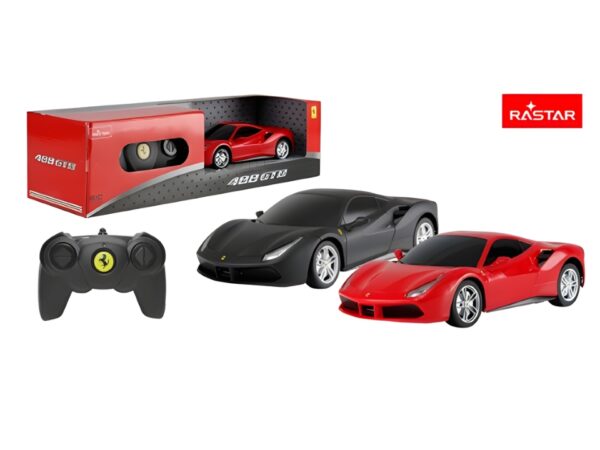 RASTAR Ferrari 488 GTB automobil na daljinsko upravljanje 1:24, 76000 – fotografija 1 RASTAR Ferrari 488 GTB automobil na daljinsko upravljanje 1:24, 76000 – fotografija 1