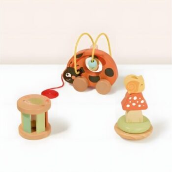 Tooky Toy drveni set 3 u 1 Bubamara TP563 – fotografija 1