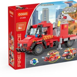 COGO vatrogasni kamion 3 u 1, 362 dela – fotografija 1