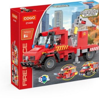 COGO vatrogasni kamion 3 u 1, 362 dela – fotografija 1