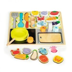 Tooky Toy stoni kuhinjski set sa namirnicama – fotografija 1