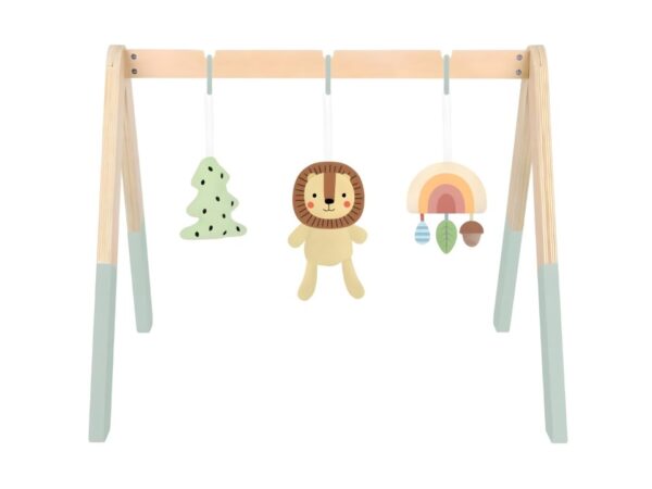Tooky Toy drvena bebi gimnastika sa visećim igračkama – fotografija 1 Tooky Toy drvena bebi gimnastika sa visećim igračkama – fotografija 1