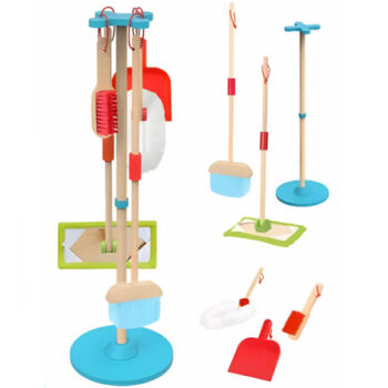 Tooky Toy set za čišćenje sa drvenim stalkom – fotografija 1