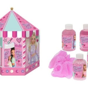 Glammy Gloss set za negu tela u kutiji Vrteška, 5 delova – fotografija 1
