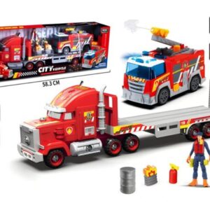 City vatrogasni transporter sa kamionom i opremom – fotografija 1