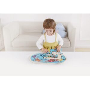 Tooky toy Drvena mapa sveta – fotografija 1