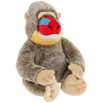 Plišani mandril, 25 cm – fotografija 1