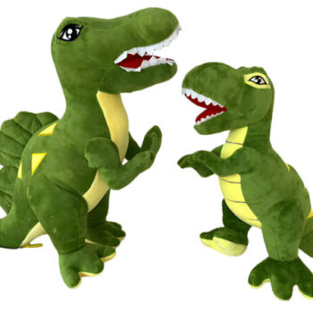 Veliki plišani zeleni dinosaurus, 40 cm – fotografija 1
