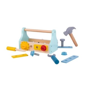 Tooky Toy drveni kofer sa alatom – fotografija 1