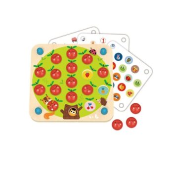 Tooky toy drvena igra memorija – drvo jabuka – fotografija 1