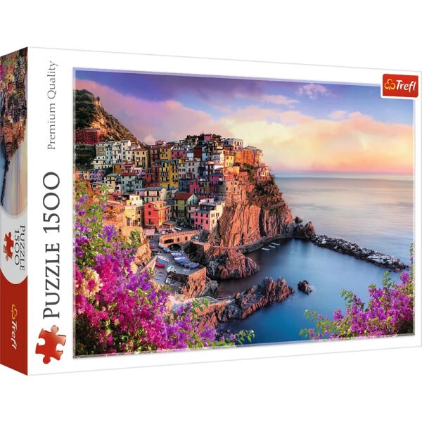 Puzzle 1500 Manarola panorama – fotografija 1 Puzzle 1500 Manarola panorama – fotografija 1