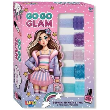 Luna Go-Go Glam set lakova za nokte, 5 komada – fotografija 1